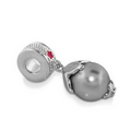 Lauren G. Adams Gabriella Gray Bead Charm & Silver Bead